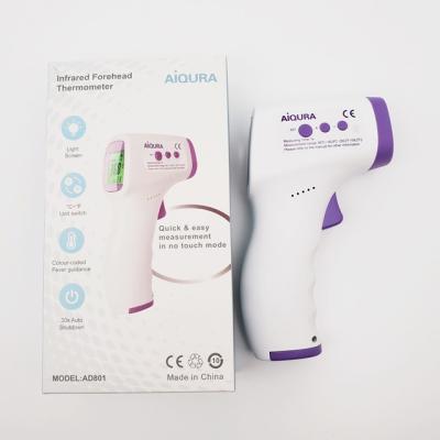 China Handheld Eco-freindly IR Thermometer with High Accuracy Forehead Thermal Tester for Baby and Adults for sale