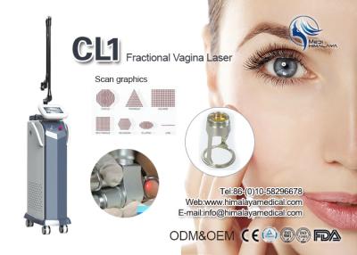 China Air Cooling Fractional Co2 Laser Machine / CO2 Scar Removal , Wrinkle Removing Machine for sale