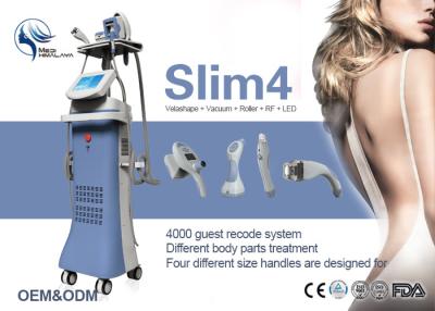 China Vacuum Suction + RF + Infrared + Massage Roller Body Shaping Machine For Slimming for sale