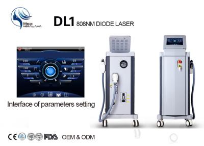 China Permanente de la máquina del retiro del pelo del laser del diodo del Alexandrite 808 del laser de la candela en venta