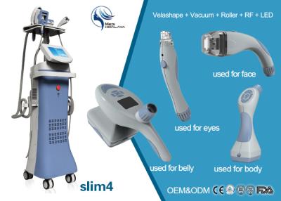 China 4 precio de elevación de la máquina del liposuction del extremo competitivo del vacío del sistema del vacío +Velashape+Roller+ RF+ LED de las manijas del tratamiento en venta