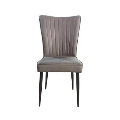 China Nordic luxury soft fabric upholstery sillas home kitchen restaurant cooling high back modern dining chair for dining room for sale