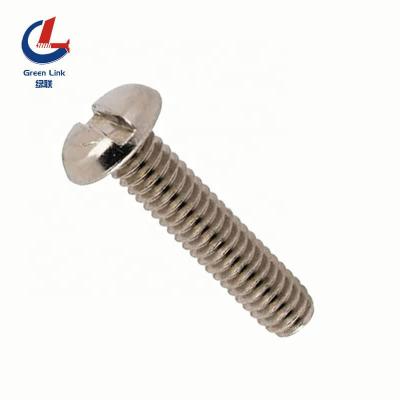 China 316 Slotted Pan Stainless Steel 304 Pan Head Machine Screw for sale