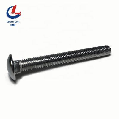 China Stainless Steel 201 304 316 Stainless Steel 603 Din Mushroom Bolt Square Neck Head Carriage Bolt for sale