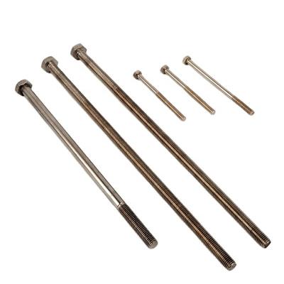 China Hot Automotive Industry Stainless Steel Hex Head Bolt Ss304 Ss316 Forging Extension Bolts Extra Long Hex Head Bolts for sale