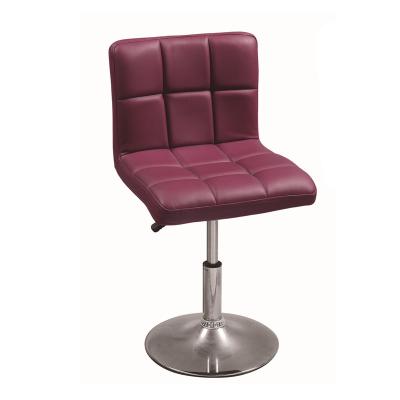 China Factory Price Modern Premium Quality Leather Seat And Back Bar Chair Chrome Bar Stool for sale