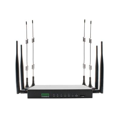 China Dual Band ENTERPRISE Openwrt Gigabit Ethernet 5g Wireless Industrial Router with Dual Sim Card Slot for sale