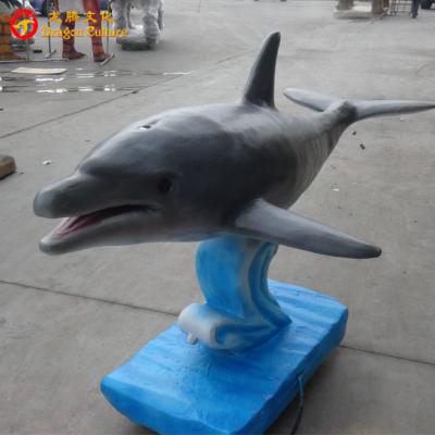 China Outdoor& indoor park Zigong electric motor life size animatronic dolphin model for sale for sale