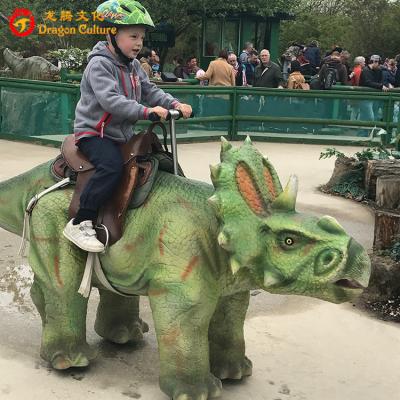 China Outdoor& Indoor Park Educational Artificial Robot Walking Monoclonfus Size Real Dinosaur For Kids for sale