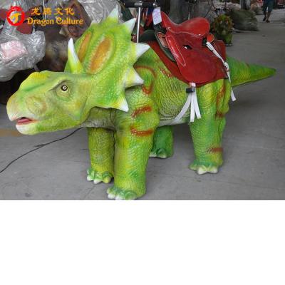 China Outdoor& Life Size Indoor Park Monoclonfus Dinosaur Ride Children Animatronic Kids On Toy Mall for sale