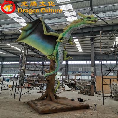 China Customized Outdoor And Indoor Playground Waterproof Animatronic Dragon For Amusement Parks for sale