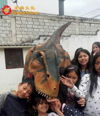 China Hot Sale Theme Palk Life Size Realistic Dinosaur Costume for sale