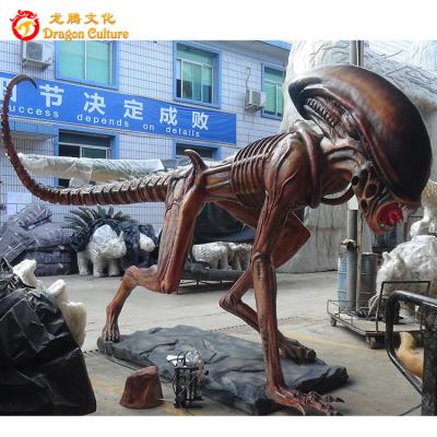 China Outdoor& indoor park customized realistic animatronic monster xenomorph life size model for sale for sale