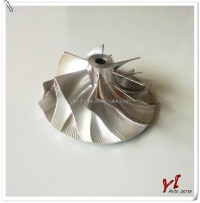 China A2000 Turbo RHB3 RHB5 turbo/chra CY26 VZ9 VA59B aluminum billet compressor wheel impeller blade NB135102 NN136614 NN136512 fit for sale