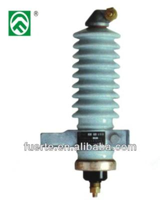 China High Voltage 10KV Porcelain Housed ZnO Surge Arrester With Series Gaps For Electrical Distribution for sale