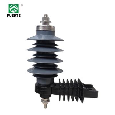 China Polymer 12KV Lightning Arresters / Polymeric Surge Arrester HY10W-12 for sale