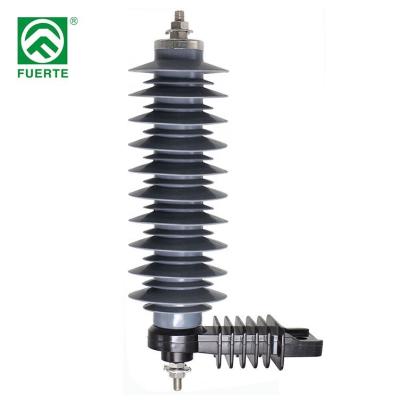 China High Voltage & Medium Voltage 33KV Polymer Surge Arrester With Zinc Oxide Varistor YH10W-33 for sale