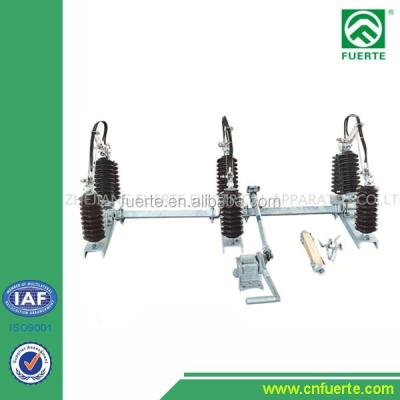 China 11KV-33KV strip isolator/switch break switch/air disconnect complete with support frame,handle support RH-B 11kv-33kv for sale