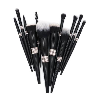 China Angular Blush Amazon Best Seller Synthetic Makeup Brushes 12pcs Makeup Brush Set Private Label Make Up Brushes for sale