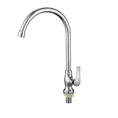 China High Quality Copper Metered Kitchen Faucets Rapsel Chrome Single Cold Faucet for sale