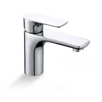 China Brass Single Metered Faucets Kaiping Handle Waterfall Wash Basin Basin Mixer for sale