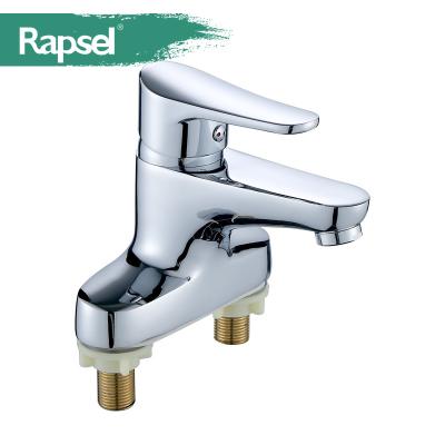 China Rapsel Tow Hole Basin Faucet Lavatory Metered Single Lever Faucet for sale