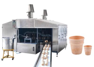 Cina wafer automatico 1.0HP che fa macchina, macchina del wafer del gelato con il consumo di 4-5 GPL in vendita