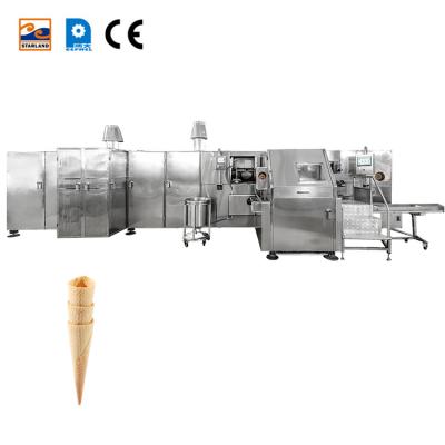 China Factory Direct Fully Automatic Barquillo Cone Baker Biscuit Maker Machine for sale