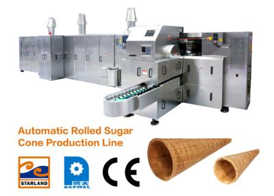 China Automatische Schokoladen-Rolle Sugar Cone Production Line 10000cones/Hour zu verkaufen