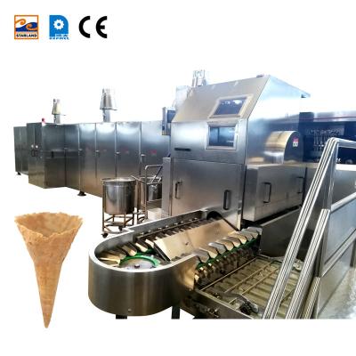 Chine Machine commerciale de cornet de crème glacée de fabricant de tasse de gaufre d'acier inoxydable à vendre