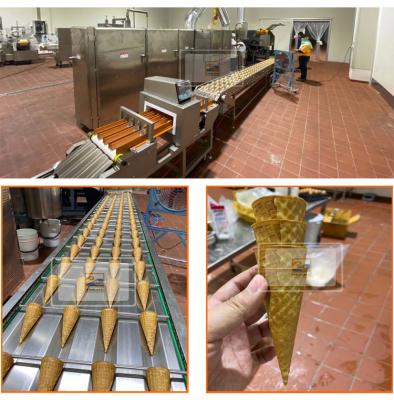 Cina Macchina commerciale 10000pcs/Hour del cono della cialda del gelato della cucina dell'OEM in vendita