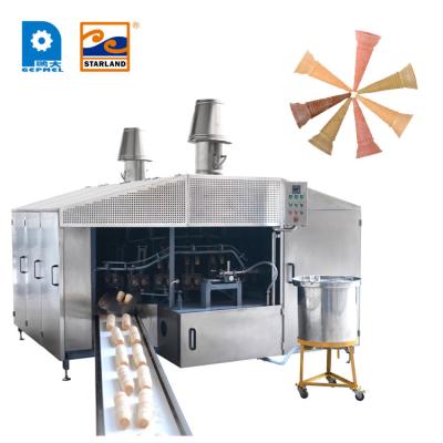 China SS Large Scale Wafer Cone Maker Automatic Wafer Cone Production Equipment 0.75kw for sale