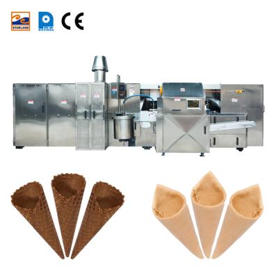 Cina piatto bollente completamente automatici rotolati lunghi di 5m Sugar Cone Production Line Versatile 51 in vendita