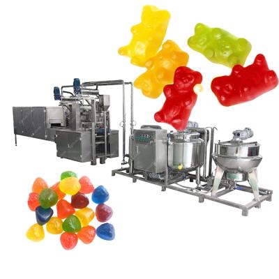 China Gummy Candy Other GD80Q Snacks Pectin And Gelatin Gummy Bear Making Machine for sale