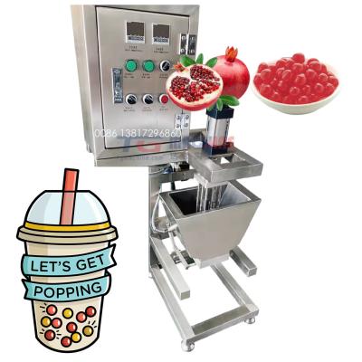 China Small konjac pearl snack bubble tea agar juice ball production line making machine popping boba machines for sale