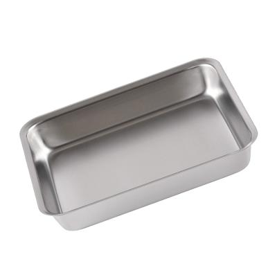 China Japanese style metal sushi tray stainless steel kitchen food sustainable universal tray for sale