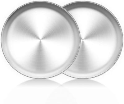 China Sustainable Hot Selling Amazon Round Aluminum Baking Bakeware Shallow Round Aluminum Pan Various Sizes for sale