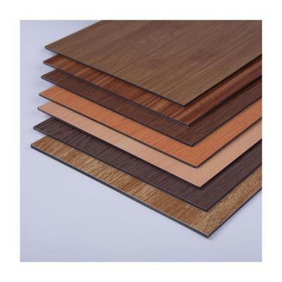 China Modern OEM China Wholesale Wood Composite Wall Cladding Aluminum Composite Panels / Timber Look Cladding Alucobond for sale