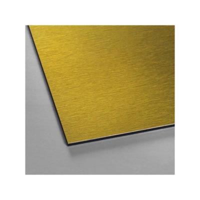 China Modern High end Cladding ACP Sheet Brushed Aluminum Composite Panel For Internal and External Wall Decoration for sale