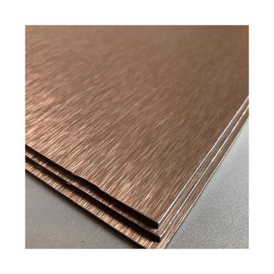 China Modern alucobond facade aluminum metal cladding brushed finish aluminium composite panel for sale