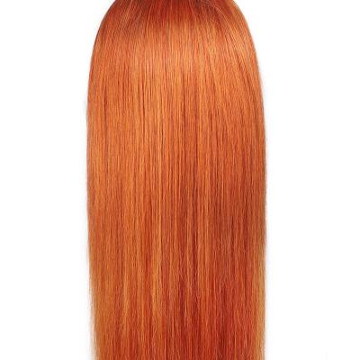 China Straight Accented Ginger/613# Lace Front Wig Pre Plucked Brazilian Lace Front Wig Female Color Ginger/613# Straight for sale