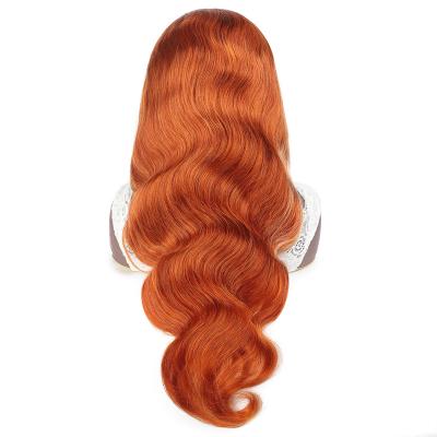 China Wholesale Ginger/613# body wave factory hair hd lace front full wig alignment hair lace wig for sale