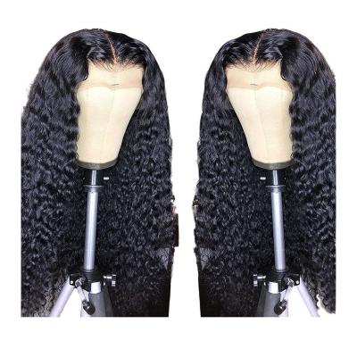 China European And American Deep Wave Lace Head Covering With Real Hair for sale