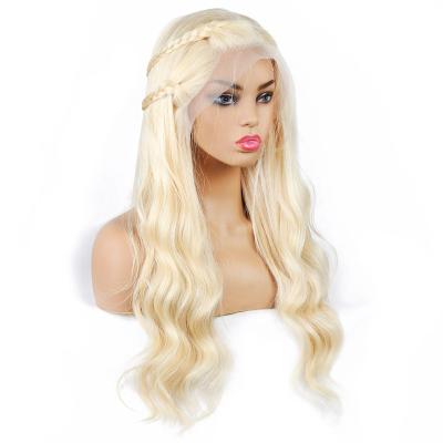 China Body Wave 613# No Chemical Virgin 613 Full Lace Wig Human Hair , HD 613 Full Lace Wig for sale