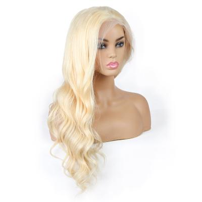 China Body Wave 613# Honey Blonde 613 Virgin Human Hair Wig Full HD Lace Wig Non Glue for sale