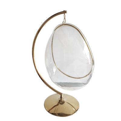 China Wholesale price top quality classic transparent egg shaped acrylic bubble chair with stand for sale