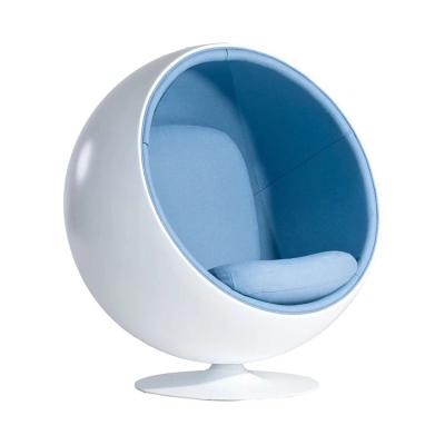 China High Quality Design Round Fabric Upholstery Modern Fiberglass Ball Chair for sale