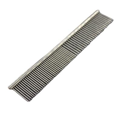 China Durable Pet Comb Stainless Steel Teeth Brush Comb Dog Cat Pet Grooming Comb Stainless for sale