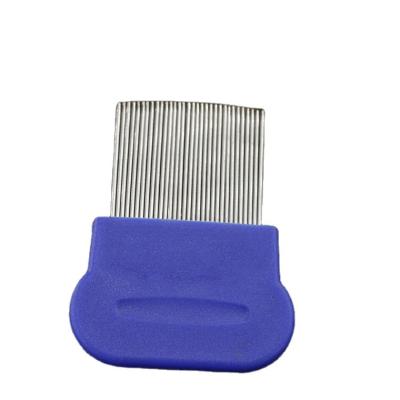 China Durable Pet Comb Stainless Steel Teeth Brush Comb Dog Cat Pet Grooming Comb Stainless for sale