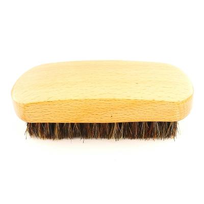 China Custom Shaving Brush Boar Bristle Hair Beard Brush Logo for sale